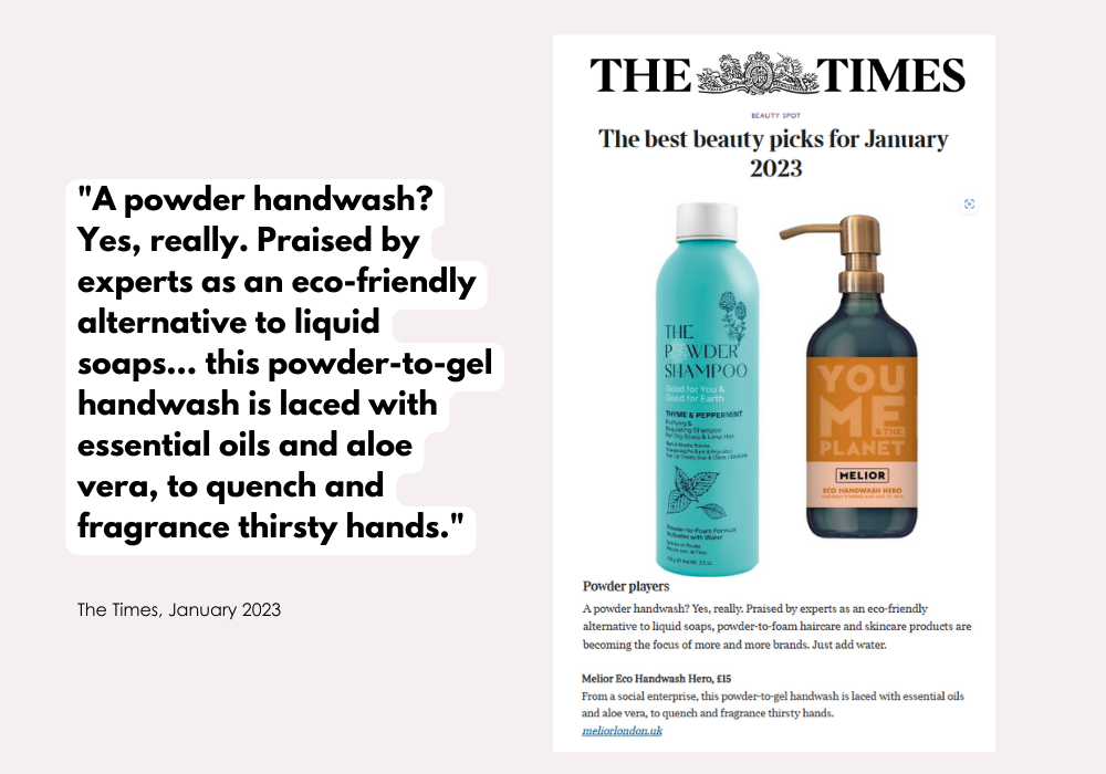 Eco Friendly HandWash Refill | Eco Hand Wash | MELIOR